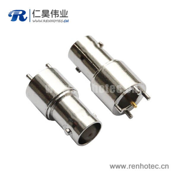 EB-001-0025 bnc接插件射頻同軸直式母頭鋅合金PCB電路板
