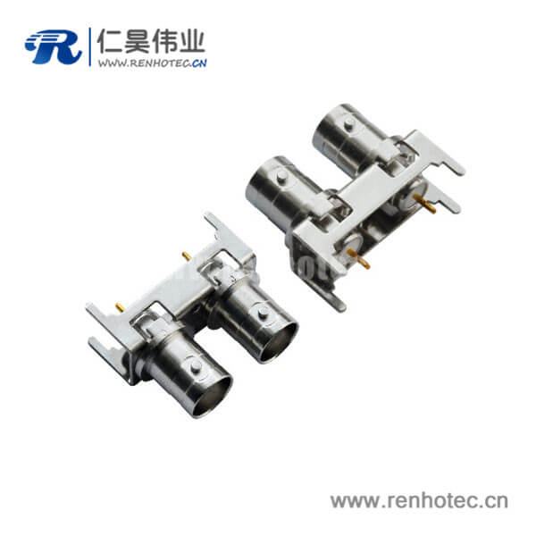 EB-001-0052 bnc電阻50歐姆直式母頭射頻同軸接插件PCB