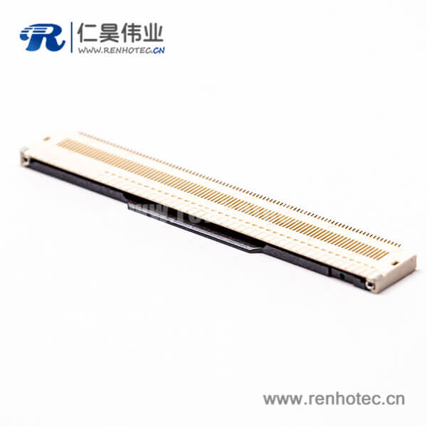 1 fpc座0.5PH前掀蓋式下接觸2.2H矩形接插件
