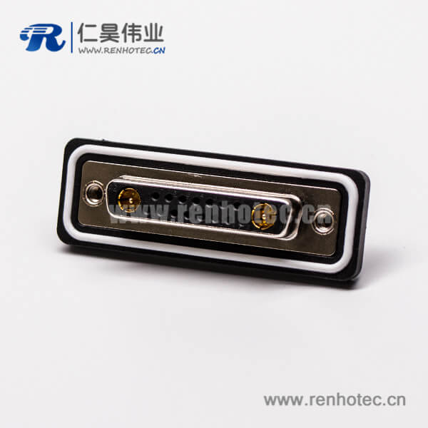 14 防水db頭17w2母頭直式大電流接插件焊接