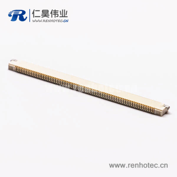 8 fpc 1.0mm抽屜式插座焊接80pin下接觸式H1.2