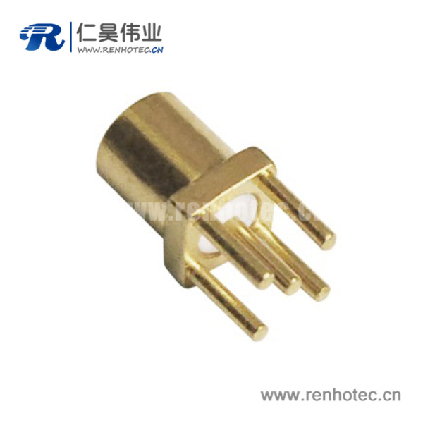RHT-617-0002 MCX接插件射頻同軸直插式母頭PCB板端