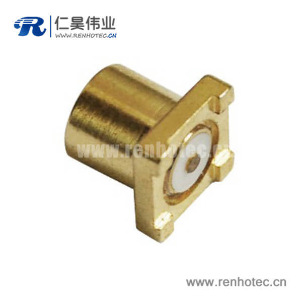 RHT-617-0007 mcx直式母頭表貼式PCB板端射頻同軸接插件