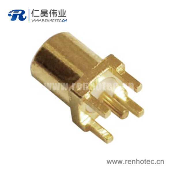 RHT-617-0009 mcx母頭直插式面板安裝射頻pcb接插件