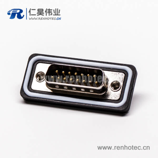 19 db15 雙排防水公頭直式車針接線焊接