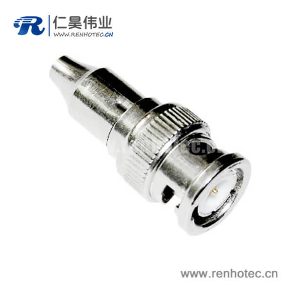 EB-001-0069 bnc接口焊接直式鋅合金 公頭射頻同軸接插件