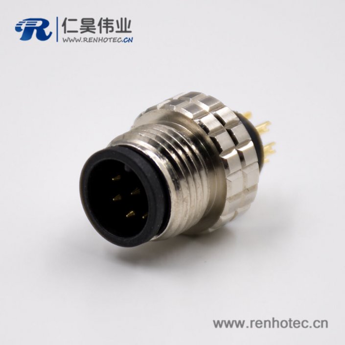 M12電纜接頭8芯組裝接頭A扣公頭直式不帶屏蔽注塑焊線式接插件 M12電纜接頭8芯組裝接頭A扣公頭直式不帶屏蔽注塑焊線式接插件