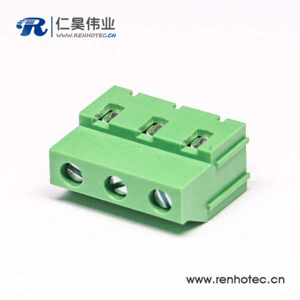 螺釘式多級3芯直式穿孔式接線端子接PCB板綠色 螺釘式多級3芯直式穿孔式接線端子接PCB板綠色